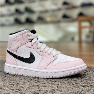 Jordan 1 Mid Barely Rose